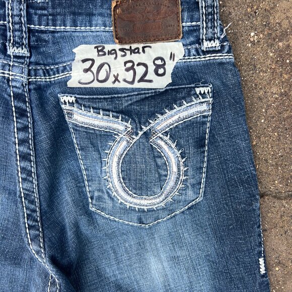 Big Star Maddie low rise boot jeans size 30x32 - Picture 2 of 5
